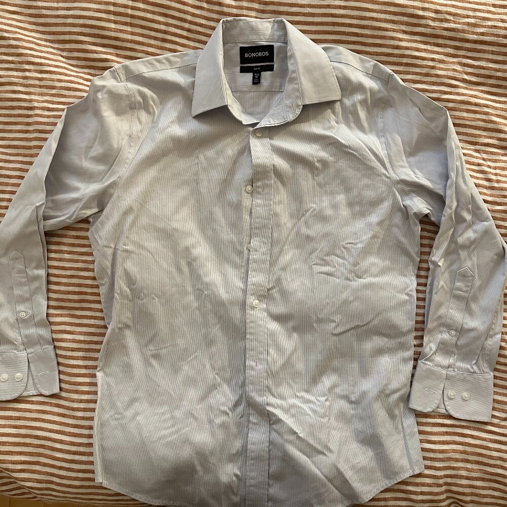 Mens Dress Shirt 15.5/32 (Bonobos)